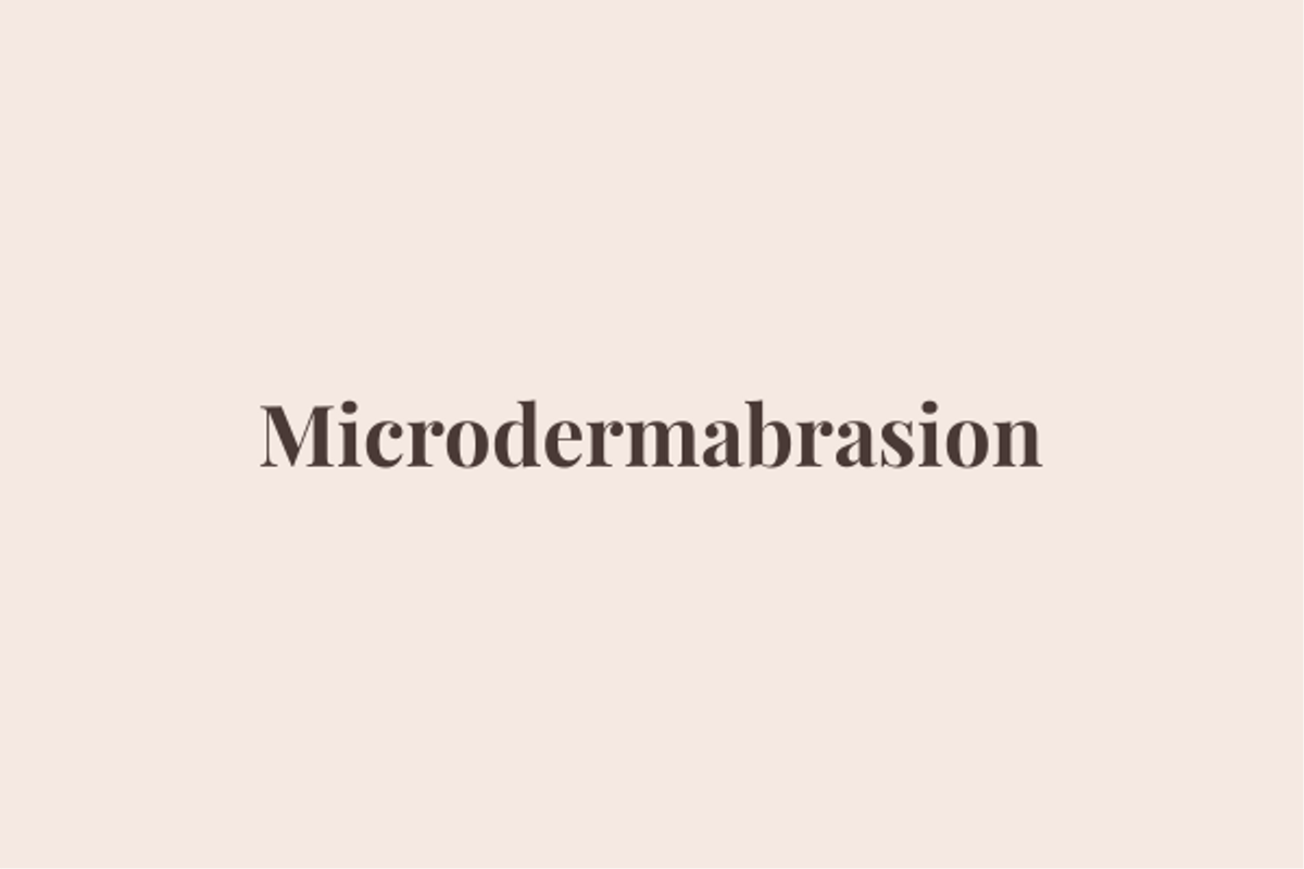 Microdermabrasion